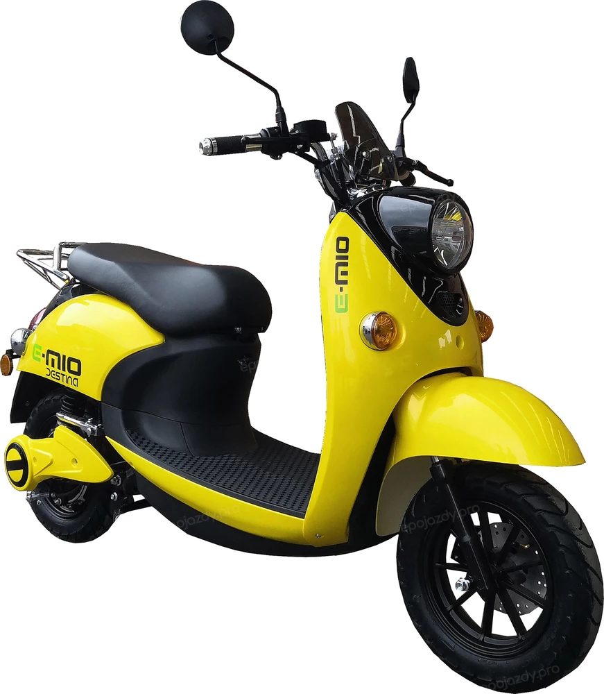 Elektryczny skuter E-mio Destina - żółty
