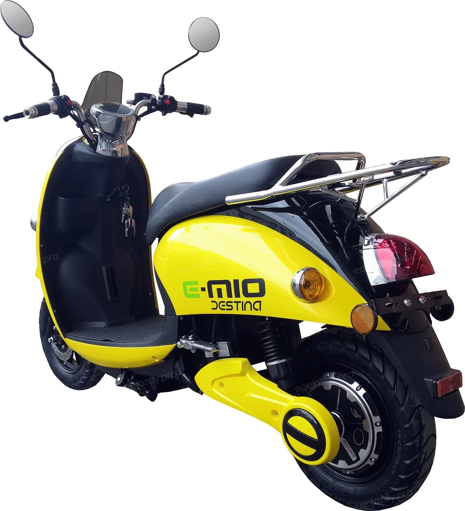 Elektryczny skuter E-mio Destina - widok z tyłu