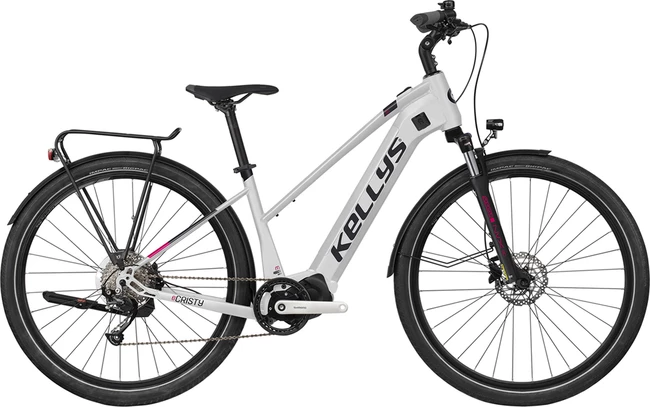 Elektryczny rower Kellys E-Cristy 30 White - rozmiar S