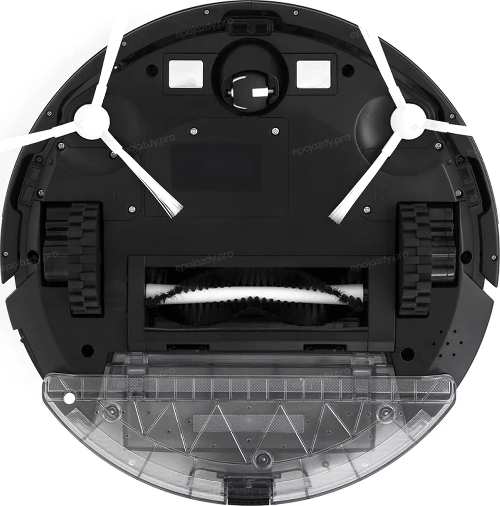 Robot sprzątający RoboJet X-Style Black z hybrydowym pojemnikiem na kurz i wodę