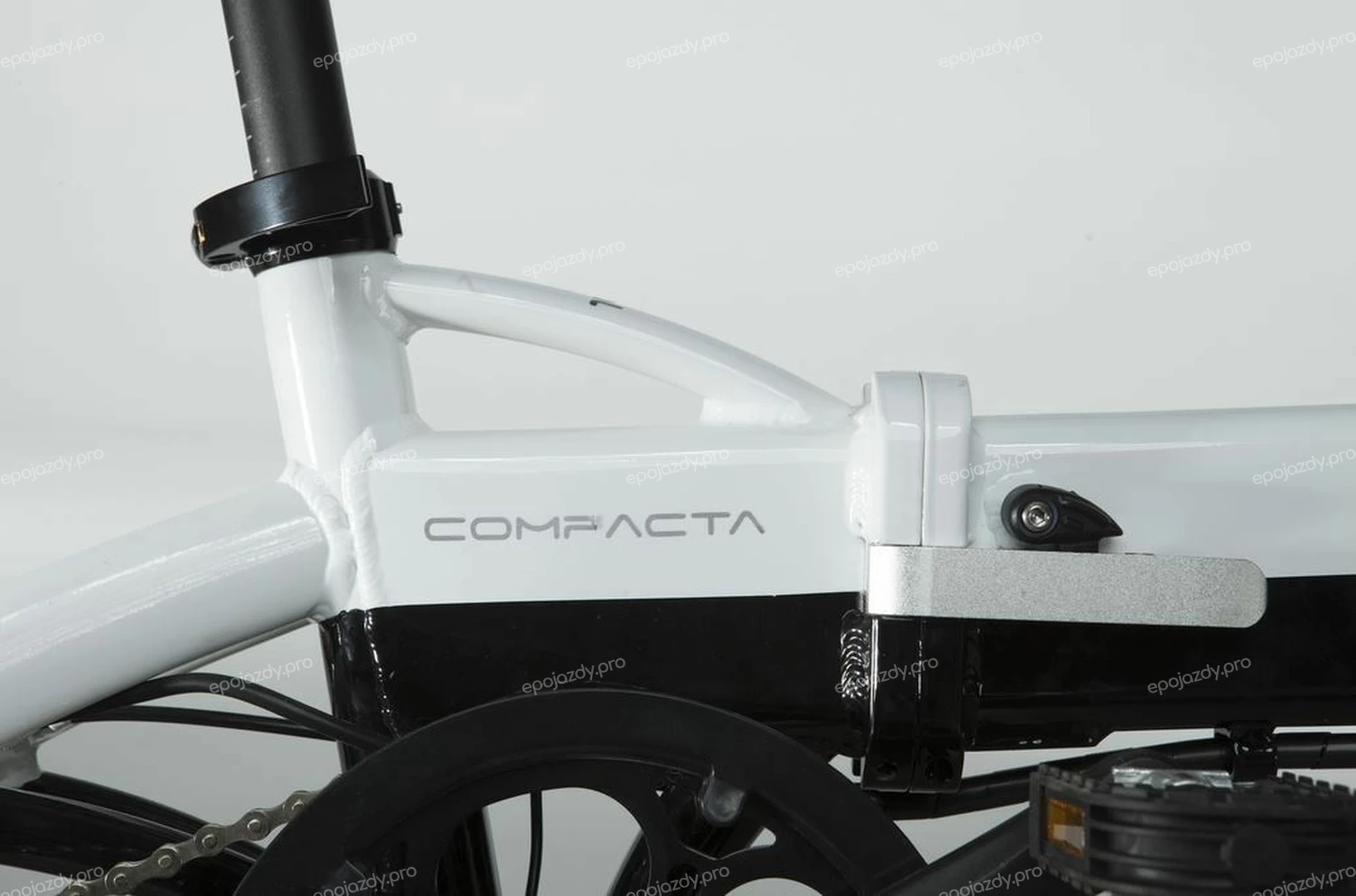 Elektryczny rower Trybeco Compacta 14 z akumulatorem w ramie